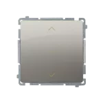 Simon Basic WMUL-0401xx-H011 Łącznik roletowy trójpozycyjny 1-0-2 (moduł); satynowy