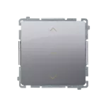 Simon Basic WMUL-0401xx-J011 Łącznik roletowy trójpozycyjny 1-0-2 (moduł); stal inox