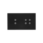 Simon 54 Touch WMDZ-01120S-073 Panel dotykowy S54 Touch, 2 moduły, 2 pola dotykowe pionowe + 4 pola dotykowe, zastygła lawa