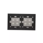 Simon 54 Touch WMDZ-01121S-071 Panel dotykowy S54 Touch, 2 moduły, 4 pola dotykowe, + 4 pola dotykowe, srebrna mgła