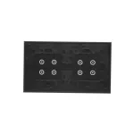 Simon 54 Touch WMDZ-01121S-073 Panel dotykowy S54 Touch, 2 moduły, 4 pola dotykowe, + 4 pola dotykowe, zastygła lawa