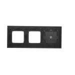 Simon 54 Touch WMDZ-01122S-073 Panel dotykowy S54 Touch, 3 moduły, 1 pole dotykowe + 2 otwory na osprzęty S54, zastygła lawa