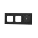 Simon 54 Touch WMDZ-01122S-074 Panel dotykowy S54 Touch, 3 moduły, 1 pole dotykowe + 2 otwory na osprzęty S54, księżycowa lawa