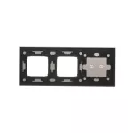 Simon 54 Touch WMDZ-01123S-071 Panel dotykowy S54 Touch, 3 moduły, 2 pola dotykowe poziome + 2 otwory na osprzęty S54, srebrna mgła