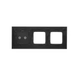 Simon 54 Touch WMDZ-01123S-074 Panel dotykowy S54 Touch, 3 moduły, 2 pola dotykowe poziome + 2 otwory na osprzęty S54, księżycowa lawa