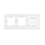 Simon 54 Touch WMDZ-01124S-070 Panel dotykowy S54 Touch, 3 moduły, 2 pola dotykowe pionowe + 2 otwory na osprzęty S54, biała perła