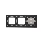 Simon 54 Touch WMDZ-01124S-071 Panel dotykowy S54 Touch, 3 moduły, 2 pola dotykowe pionowe + 2 otwory na osprzęty S54, srebrna mgła