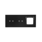 Simon 54 Touch WMDZ-01127S-073 Panel dotykowy S54 Touch, 3 moduły, 2 pola dotykowe poziome + 2 pola dotykowe poziome + 1 otwór na osprzęt S54, zastygła lawa