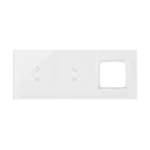 Simon 54 Touch WMDZ-01130S-070 Panel dotykowy S54 Touch, 3 moduły, 2 pola dotykowe pionowe + 2 pola dotykowe pionowe + 1 otwór na osprzęt S54, biała perła