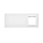 Simon 54 Touch WMDZ-01131S-070 Panel dotykowy S54 Touch, 3 moduły, 2 pola dotykowe pionowe + 4 pola dotykowe + 1 otwór na osprzęt S54, biała perła