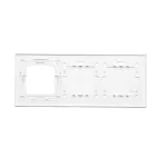 Simon 54 Touch WMDZ-01131S-070 Panel dotykowy S54 Touch, 3 moduły, 2 pola dotykowe pionowe + 4 pola dotykowe + 1 otwór na osprzęt S54, biała perła