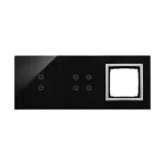 Simon 54 Touch WMDZ-01131S-074 Panel dotykowy S54 Touch, 3 moduły, 2 pola dotykowe pionowe + 4 pola dotykowe + 1 otwór na osprzęt S54, księżycowa lawa