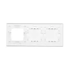 Simon 54 Touch WMDZ-01132S-070 Panel dotykowy S54 Touch, 3 moduły, 4 pola dotykowe + 4 pola dotykowe + 1 otwór na osprzęt S54, biała perła