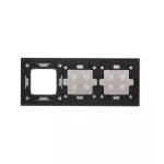 Simon 54 Touch WMDZ-01132S-071 Panel dotykowy S54 Touch, 3 moduły, 4 pola dotykowe + 4 pola dotykowe + 1 otwór na osprzęt S54, srebrna mgła