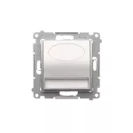 Simon 54 WMDO-SA14x1-043 Oprawa oświetleniowa LED, 14 V DC, 0.56 W, białe zimne 5700K; srebrny mat !Wymagany zasilacz 14V