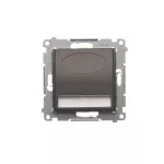 Simon 54 WMDO-SA14x1-046 Oprawa oświetleniowa LED, 14 V DC, 0.56 W, białe zimne 5700K; brąz mat !Wymagany zasilacz 14V