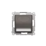 Simon 54 WMDO-SAxxx1-046 Oprawa oświetleniowa LED, 230 V AC, 1.1 W, białe zimne 5700K; brąz mat