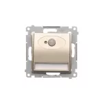 Simon 54 WMDO-SCA141-044 Oprawa oświetleniowa LED biały. z czujnikiem , 14 V DC, 0,64 W, białe zimne 5700K; złoty mat !Wymagany zasilacz 14V