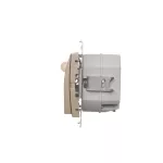 Simon 54 WMDO-SCA141-044 Oprawa oświetleniowa LED biały. z czujnikiem , 14 V DC, 0,64 W, białe zimne 5700K; złoty mat !Wymagany zasilacz 14V