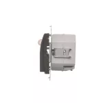 Simon 54 WMDO-SCA141-046 Oprawa oświetleniowa LED biały. z czujnikiem , 14 V DC, 0,64 W, białe zimne 5700K; brąz mat !Wymagany zasilacz 14V