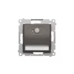 Simon 54 WMDO-SCAxx1-046 Oprawa oświetleniowa LED z czujnikiem ruchu, 230 V AC, 1.4 W, białe zimne 5700K; brąz mat