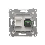 Simon 54 WMDK-0601xx-011 Gniazdo światłowodowe / optyczne pojedyncze SC/APC (moduł); biały