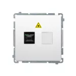 Simon Basic WMUK-051012-1011 Gniazdo światłowodowe / optyczne pojedyncze SC/APC (moduł); biały