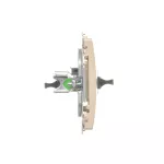 Simon Basic WMUK-051012-9011 Gniazdo światłowodowe / optyczne pojedyncze SC/APC (moduł); beż