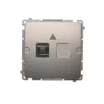 Simon Basic WMUK-051012-H011 Gniazdo światłowodowe / optyczne pojedyncze SC/APC (moduł); satynowy