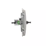 Simon Basic WMUK-051012-4011 Gniazdo światłowodowe / optyczne pojedyncze SC/APC (moduł); srebrny mat