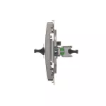 Simon Basic WMUK-051022-J011 Gniazdo światłowodowe / optyczne podwójne SC/APC (moduł); stal inox