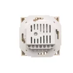 Simon Basic WMUR-011xxx-9011 Regulator temperatury z czujnikiem zewnętrznym, 16A, 230V~. Montaż gniazda na wkręty do puszki; beż