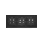 Simon 54 Touch WMDZ-01138S-073 Panel dotykowy S54 Touch, 3 moduły, 4 pola dotykowe + 4 pola dotykowe + 4 pola dotykowe zastygła lawa