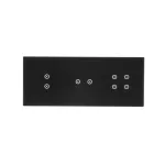 Simon 54 Touch WMDZ-01142S-073 Panel dotykowy S54 Touch, 3 moduły, 2 pola dotykowe pionowe + 2 pola dotykowe poziome + 4 pola dotykowe zastygła lawa