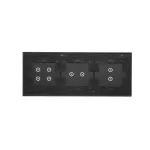 Simon 54 Touch WMDZ-01142S-073 Panel dotykowy S54 Touch, 3 moduły, 2 pola dotykowe pionowe + 2 pola dotykowe poziome + 4 pola dotykowe zastygła lawa