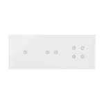 Simon 54 Touch WMDZ-01144S-070 Panel dotykowy S54 Touch, 3 moduły, 1 pole dotykowe + 2 pola dotykowe poziome + 4 pola dotykowe, biała perła