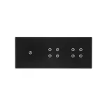 Simon 54 Touch WMDZ-01155S-073 Panel dotykowy S54 Touch, 3 moduły, 1 pole dotykowe + 4 pole dotykowe +  4 pole dotykowe, zastygła lawa