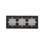 Simon 54 Touch WMDZ-01146S-071 Panel dotykowy S54 Touch, 3 moduły, 2 pola dotykowe poziome + 1 pole dotykowe + 2 pola dotykowe poziome, srebrna mgła