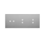 Simon 54 Touch WMDZ-01158S-071 Panel dotykowy S54 Touch, 3 moduły, 2 pola dotykowe poziome + 2 pola dotykowe pionowe + 2 pola dotykowe pionowe, srebrna mgła