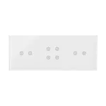 Simon 54 Touch WMDZ-01159S-070 Panel dotykowy S54 Touch, 3 moduły, 2 pola dotykowe poziome + 4 pola dotykowe + 2 pola dotykowe poziome, biała perła