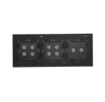 Simon 54 Touch WMDZ-01160S-073 Panel dotykowy S54 Touch, 3 moduły, 2 pola dotykowe poziome + 4 pola dotykowe + 4 pola dotykowe, zastygła lawa