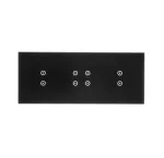 Simon 54 Touch WMDZ-01163S-073 Panel dotykowy S54 Touch, 3 moduły, 2 pola dotykowe pionowe + 4 pola dotykowe + 2 pola dotykowe pionowe, zastygła lawa