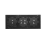 Simon 54 Touch WMDZ-01163S-073 Panel dotykowy S54 Touch, 3 moduły, 2 pola dotykowe pionowe + 4 pola dotykowe + 2 pola dotykowe pionowe, zastygła lawa