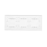 Simon 54 Touch WMDZ-01165S-070 Panel dotykowy S54 Touch, 3 moduły, 4 pola dotykowe + 1 pole dotykowe + 4 pola dotykowe, biała perła