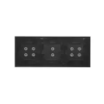 Simon 54 Touch WMDZ-01167S-073 Panel dotykowy S54 Touch, 3 moduły, 4 pola dotykowe + 2 pola dotykowe pionowe + 4 pola dotykowe, zastygła lawa