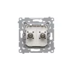 Simon 54 WMDE-012000-011 Gniazdo ekwipotencjalne podwójne (moduł); biały