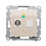 Simon 54 WMDE-011000-041 Gniazdo ekwipotencjalne pojedyncze (moduł); kremowy