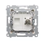 Simon 54 WMDE-011000-041 Gniazdo ekwipotencjalne pojedyncze (moduł); kremowy