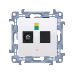 Simon 10 WC-GEK1xxx-01-11xx Gniazdo ekwipotencjalne pojedyncze (moduł); biały