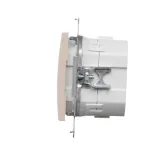 Simon 54 WMDC-008N3P-041 Elektroniczny łącznik/przycisk 4-krotny, do sterowania 4 obwodami (moduł); kremowy